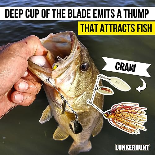 Lunkerhunt Impact Ignite Spinnerbaits With Willow Blades - Image 4