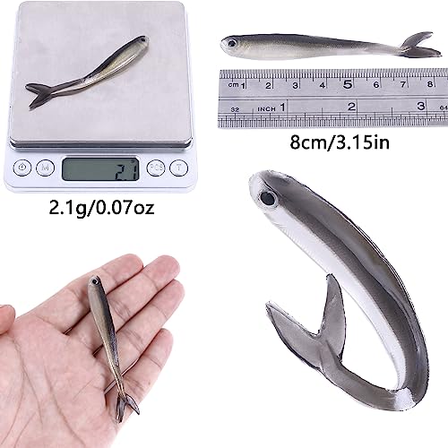 LURESMEOW Soft Plastic Swimbaits Fishing Lures Kit - Image 3