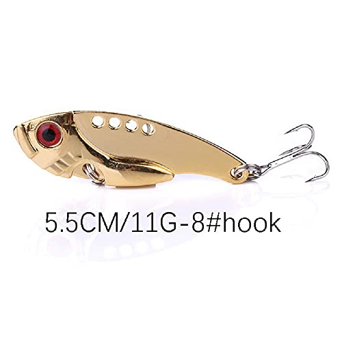 LURESMEOW Walleye Fishing Metal Blade Bait Lures, 5pcs - Image 5