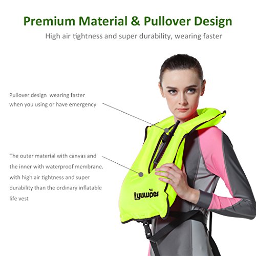 Lyuwpes Snorkel Vest Adult Swimming Safety - Image 3