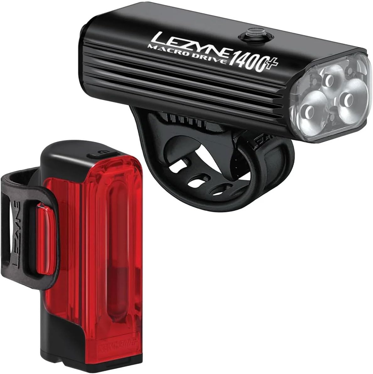 LEZYNE Macro Drive Combo 1400+/Strip Drive Pro 400+