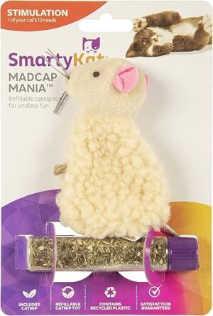 SmartyKat Madcap Mania Refillable Catnip Toy