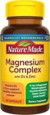 Nature Made Magnesium Complex With Vitamin D & Zinc Supplements