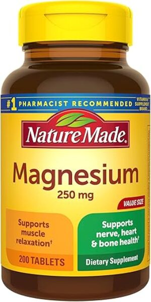 Nature Made Magnesium Oxide 250 mg, Muscle Support
