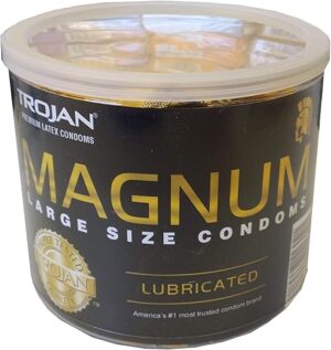 TROJAN Magnum Condom 48-Count Jar