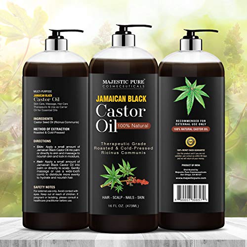 MAJESTIC PURE Jamaican Black Castor Oil for Hair & Skin - Image 3