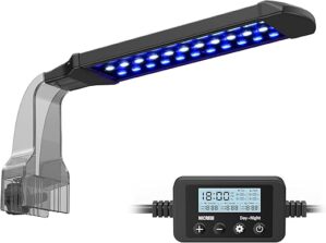 NICREW Marine Clip-On Aquarium Light With Timer