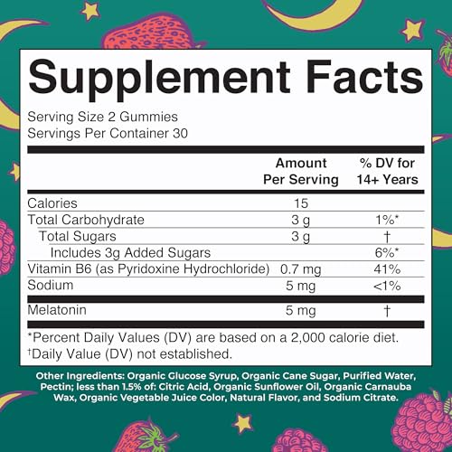 MaryRuth Organics Melatonin 5mg Sleep Gummies With Vitamin B6 - Image 5