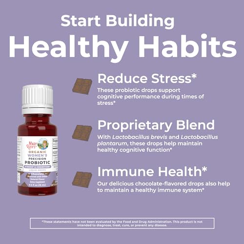 MaryRuth Organics Stress & Cognition Probiotic Drops Chocolate - Image 2