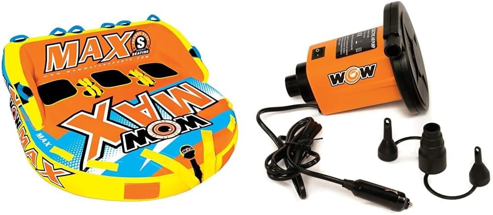 WOW Sports Max Inflatable Towable Deck Tube