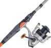 Abu Garcia Max PRO 5’6” Spinning Combo, Orange