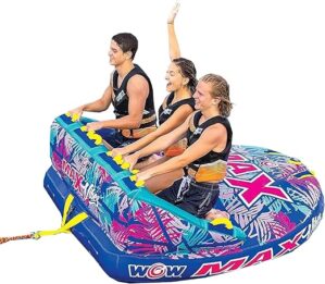 WOW Sports Max Tropical Inflatable Towable Tube