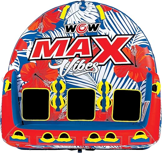 WOW Sports Max Vibes Inflatable Towable Tube