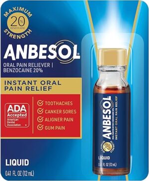 Anbesol Maximum Strength Oral Anesthetic Liquid