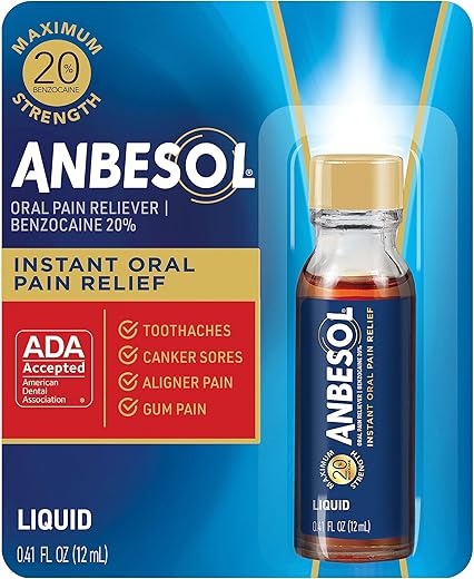 Anbesol Maximum Strength Oral Anesthetic Liquid