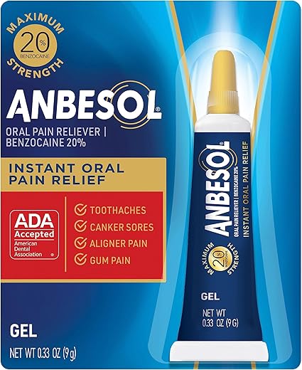 Anbesol Maximum Strength Oral Pain Relief Gel