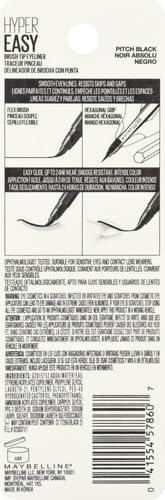 MAYBELLINE Hyper Easy No-Skip Eyeliner, Pitch Black - Image 3