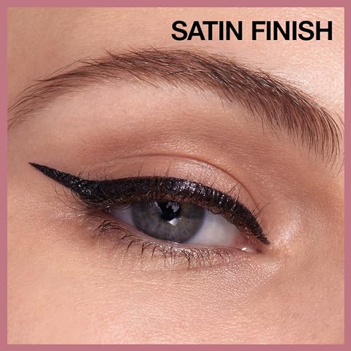 MAYBELLINE Hyper Easy No-Skip Eyeliner, Pitch Black - Image 5