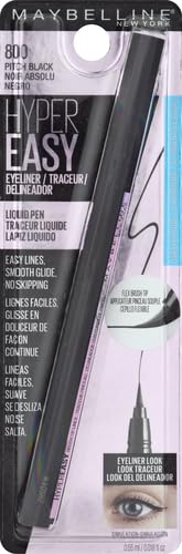 MAYBELLINE Hyper Easy No-Skip Eyeliner, Pitch Black - Image 2
