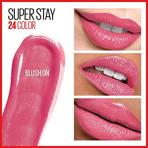 MAYBELLINE Super Stay 24 Liquid Lipstick, Blush Pink - Image 3