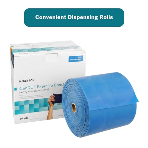 McKesson Exercise Resistance Band - Blue, Heavy Resistance - Image 5