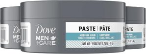 DOVE MEN + CARE Medium Hold Sculpting Hair Paste, Matte Finish
