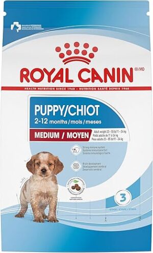 Royal Canin Medium Puppy Dry Dog Food, 6 lb