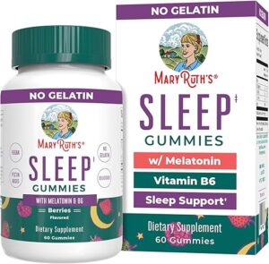 MaryRuth Organics Melatonin 5mg Sleep Gummies With Vitamin B6