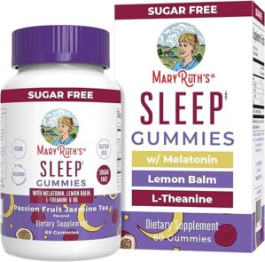MaryRuth Organics Melatonin 5mg Sleep Gummy, Sugar-Free
