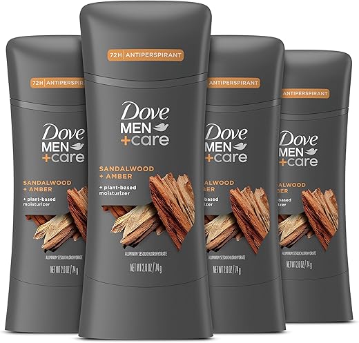 DOVE MEN + CARE Men+Care Antiperspirant Sandalwood + Amber 4 Count