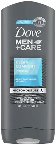 Dove Men + Care Body & Face Wash, Clean Comfort