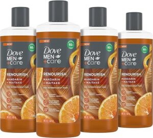 DOVE MEN + CARE Men + Care Renourish Body Wash, Mandarin