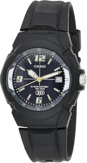 Casio Men’s Analog Watch | Black/Blue | 100M WR