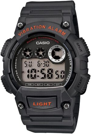 Casio Men’s Digital Watch | Black/Red | W735H Series