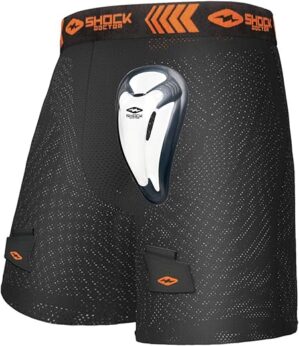 Shock Doctor Men’s Hockey Shorts With BioFlex Cup