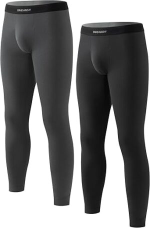 DAVID ARCHY Men’s Lightweight Thermal Underwear – Breathable Comfort