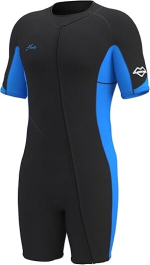 Hevto Men's 2mm Neoprene Shorty Wetsuit