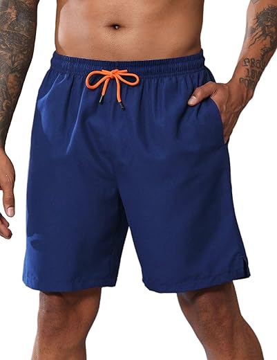 UUMIAER Men's 7 Inch Quick Dry Swim Trunks