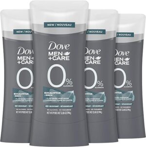 DOVE MEN + CARE Men’s Aluminum Free Deodorant, Eucalyptus+Birch
