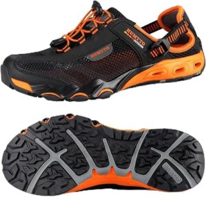 HUMTTO Men’s Amphibious Hiking Sandals Closed Toe