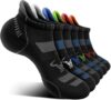 BULLIANT Men’s Ankle Athletic Socks, Cushioned