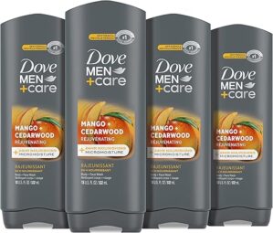 DOVE MEN + CARE Men’s Body Wash Mango & Cedarwood 4 Count