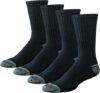 Amazon Essentials Men’s Cotton Cushioned Crew Sock, 4 Pairs