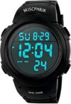 SKMEI Mens Digital Sports Watch, Waterproof LED