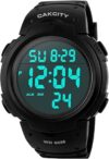 CakCity Mens Digital Sports Waterproof Watch