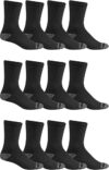 Fruit of the Loom Men’s Dual Defense Crew Socks