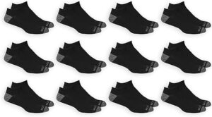Fruit of the Loom Men’s Dual Defense No Show Socks