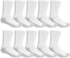 Fruit of the Loom Men’s Durable Crew Socks With Arch