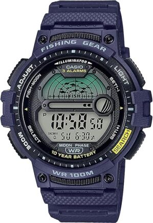 Casio Men’s Fishing Timer Quartz Watch WS-1200H-2AVCF