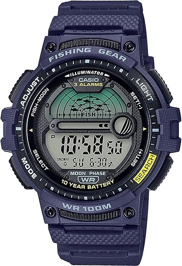 Casio Men's Fishing Timer Quartz Watch WS-1200H-2AVCF